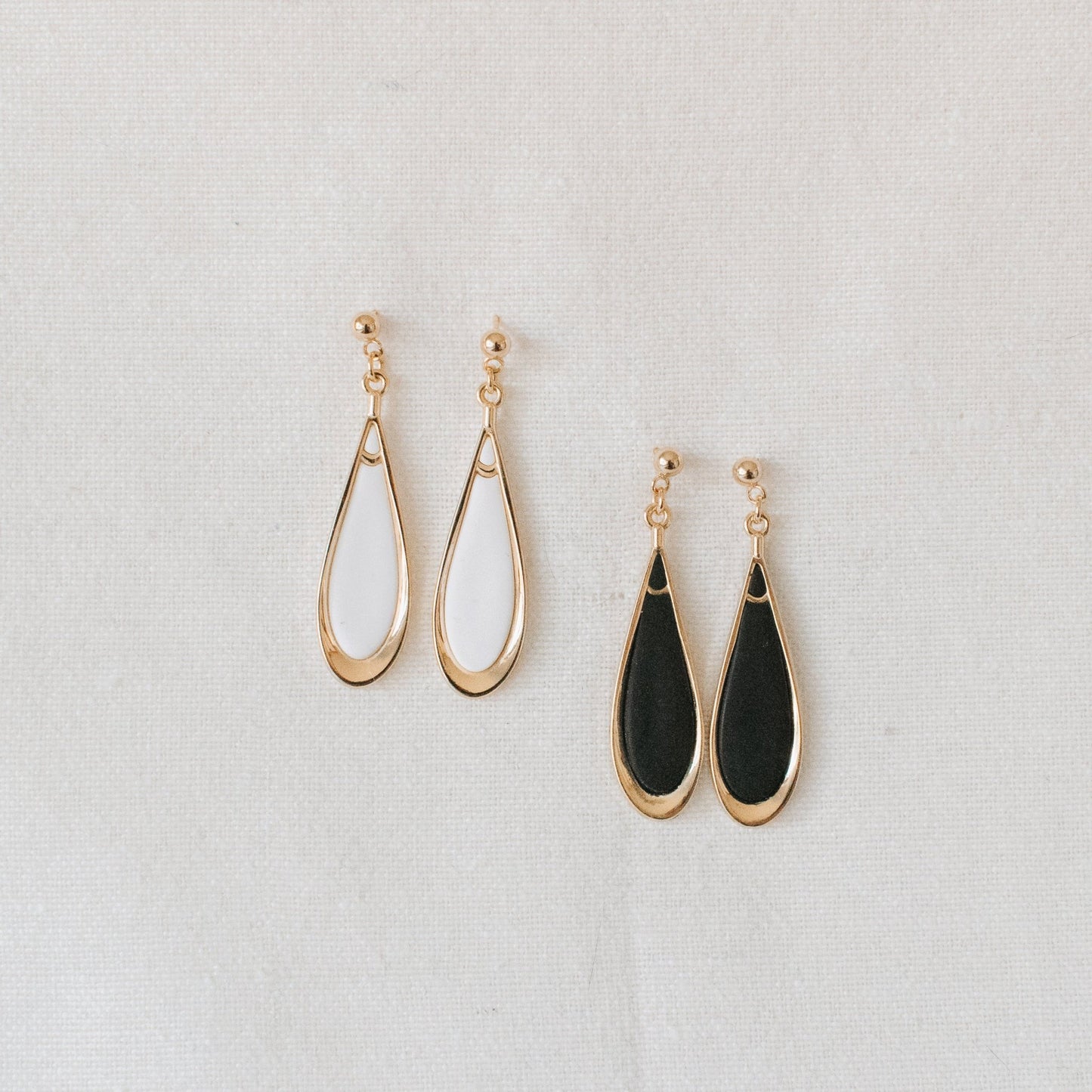 Oval Bezel Earrings - Claymore NZ - Earrings